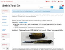 Tablet Screenshot of bobstoolbox.com